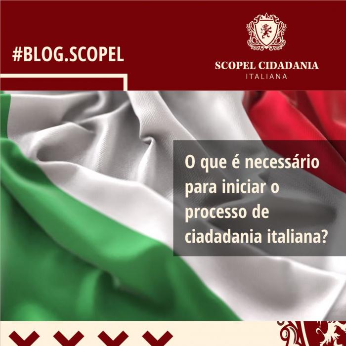 O que é necessário para iniciar o processo de ciadadania italiana?