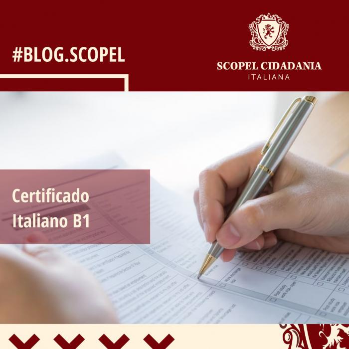 Certificado Italiano B1