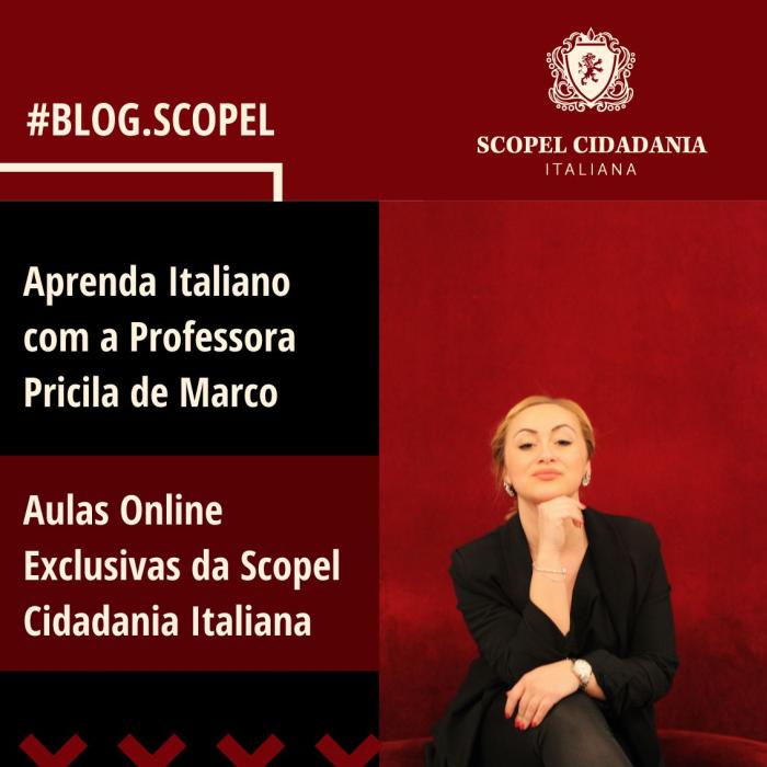 Aprenda Italiano com a Professora Pricila de Marco